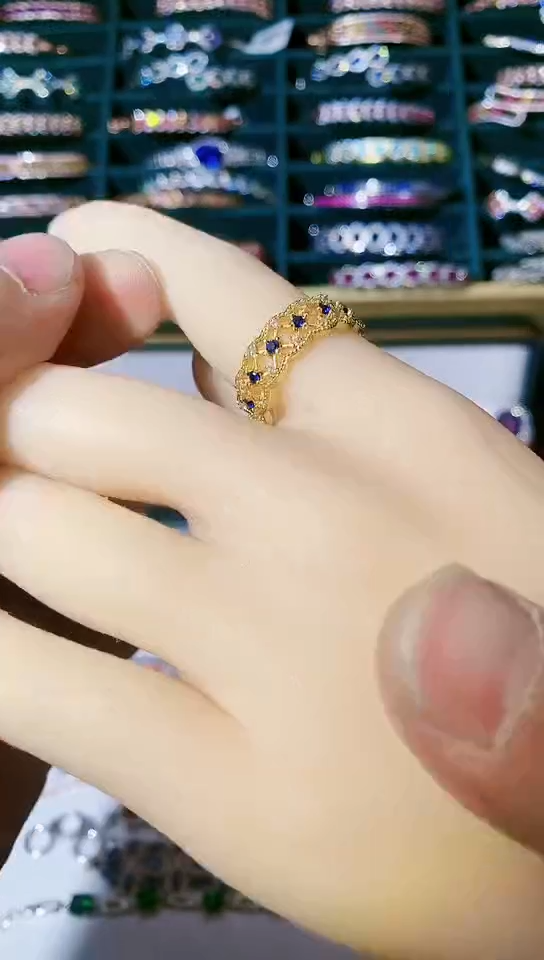 【闪购商品】蓝宝石戒指未镶嵌蓝宝石