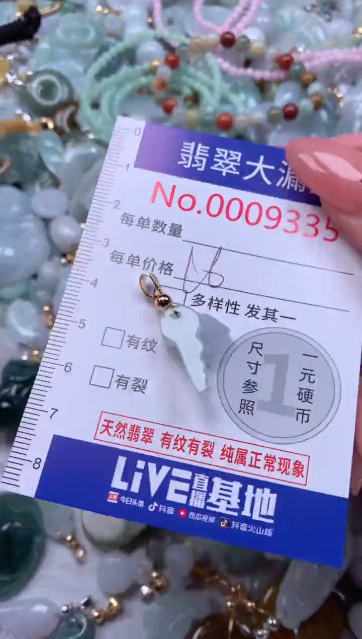 翡翠未镶嵌吊坠(不含链)9335