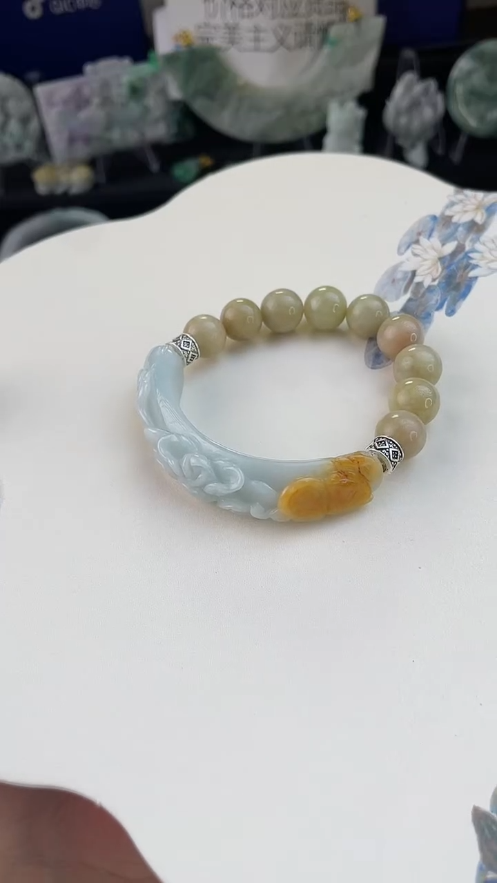 未镶嵌手链翡翠手工定制默认微瑕主播介绍为准