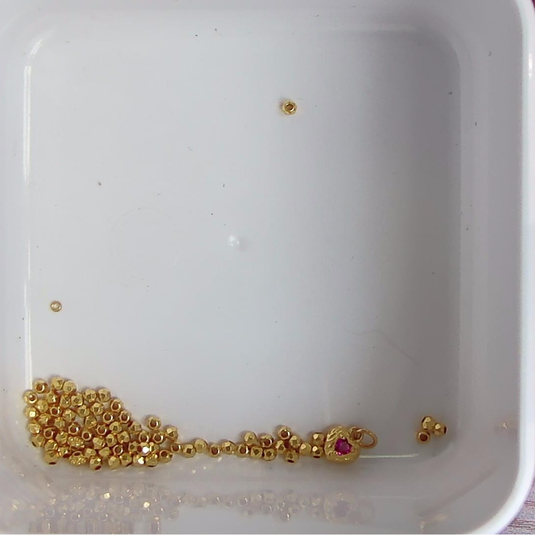 黄金足金小金 豆 