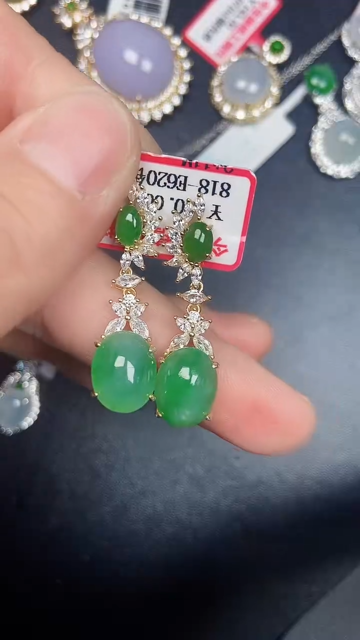 银S925镶嵌戒指翡翠1740