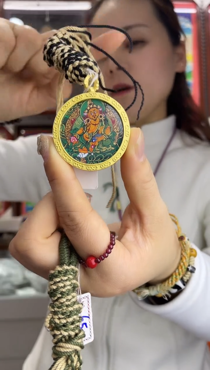 吊坠纯手绘唐卡（非质量问题不退不换）黄老师