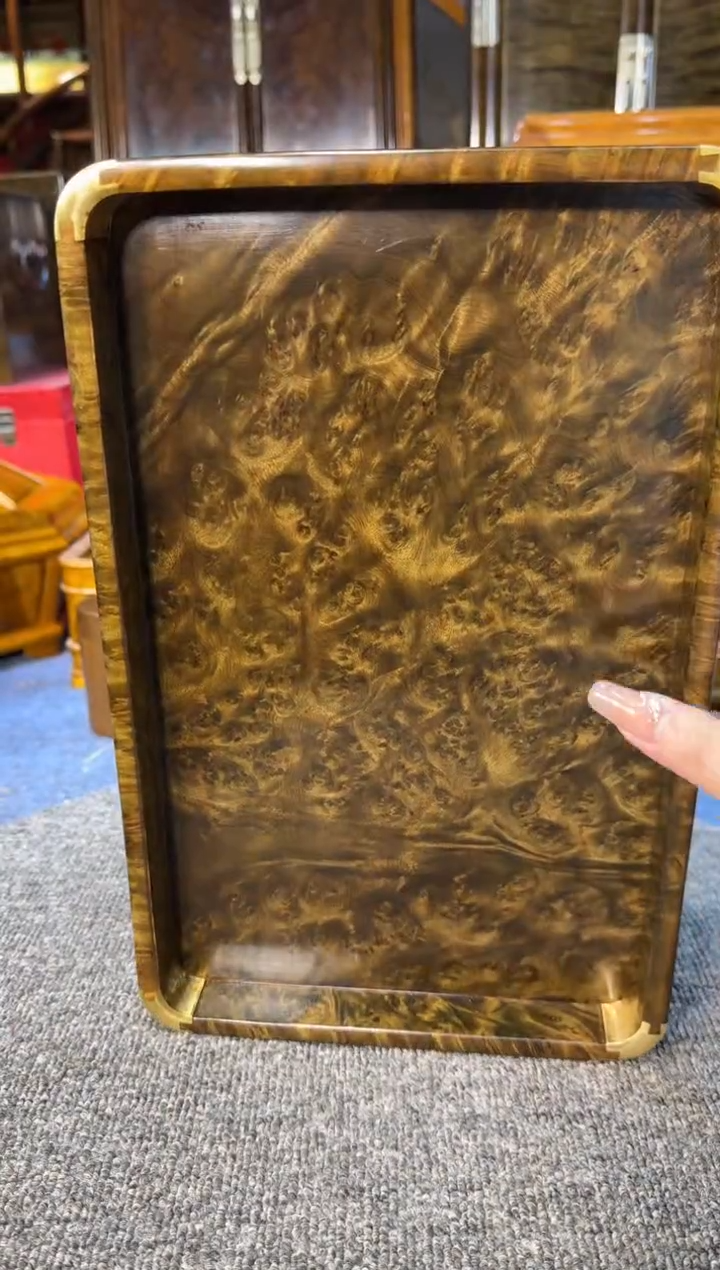 【闪购商品】乌木类成套家具阴沉乌木托盘Y347