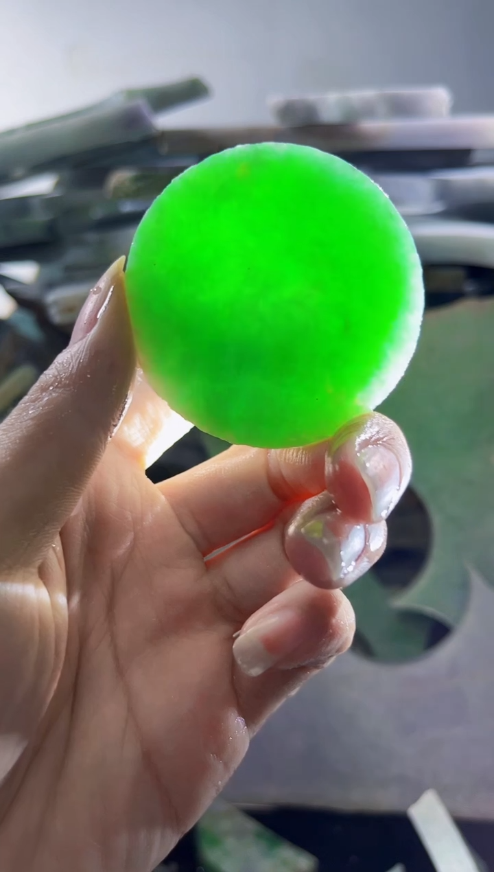 裸石翡翠缅甸翡翠A货陈8144