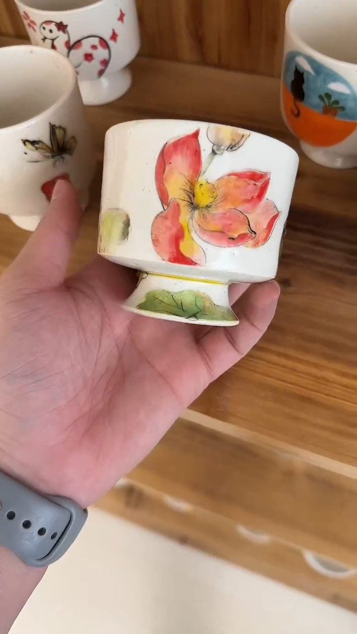 纯手工纯手工绘制陶瓷杯