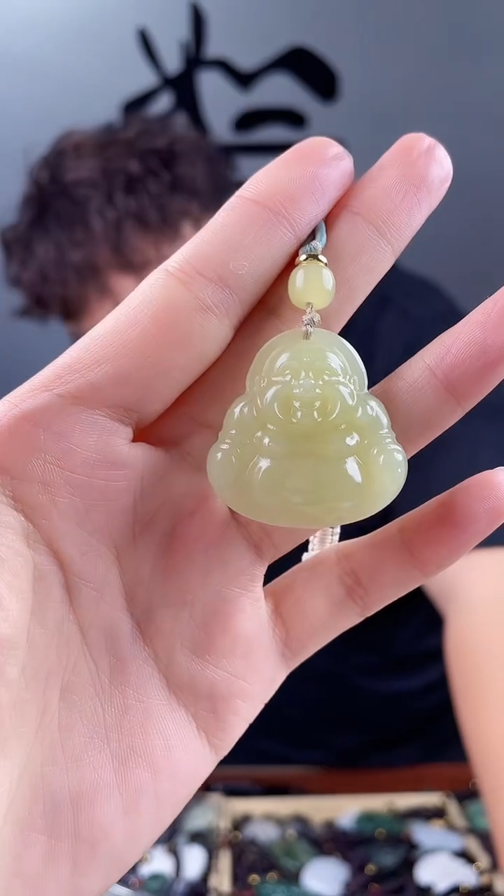 和田玉未镶嵌颈饰拍一发一，多样性发货