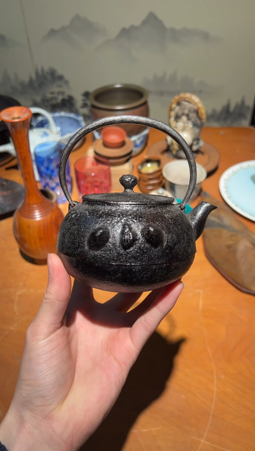 铁A4318铁壶中古周边/