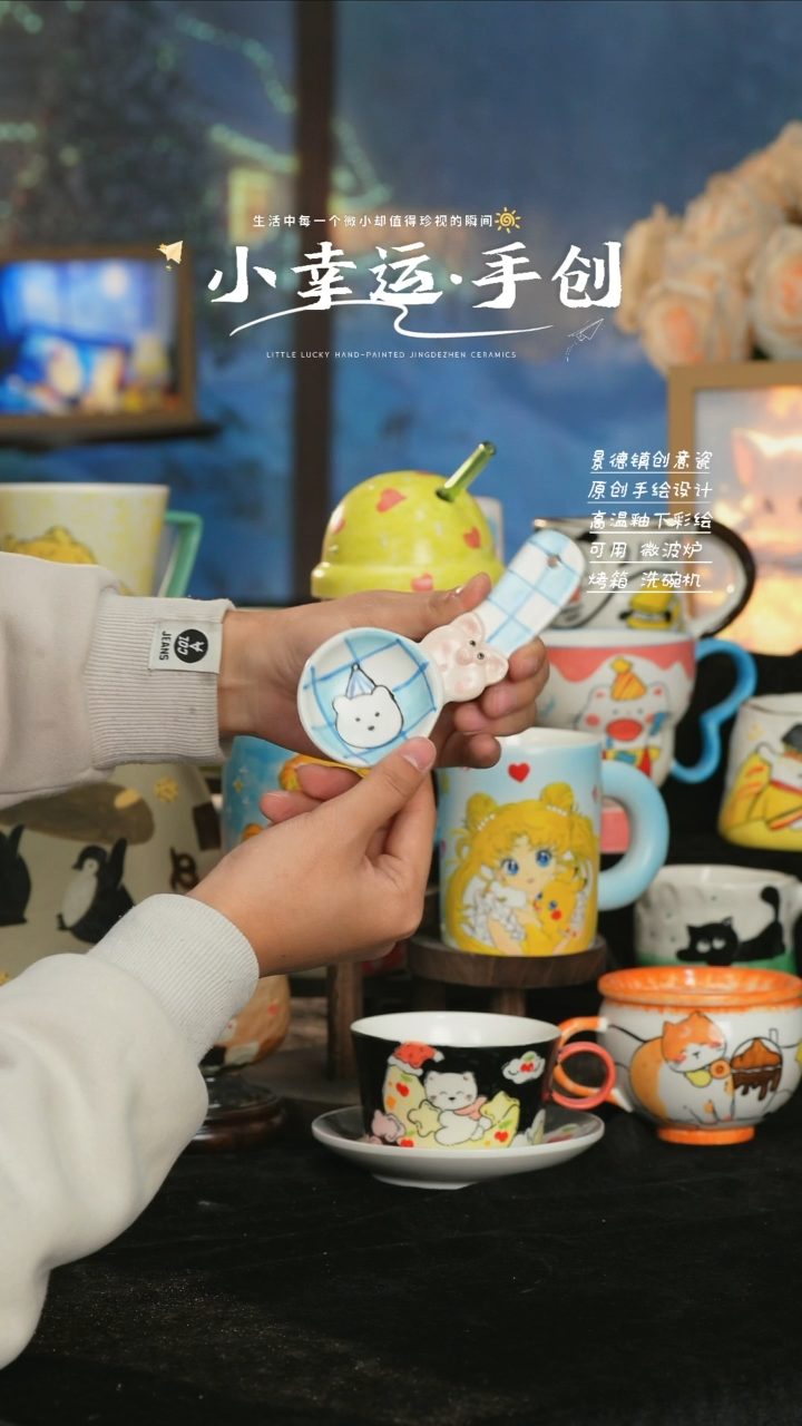 【闪购商品】景德镇纯手工手绘