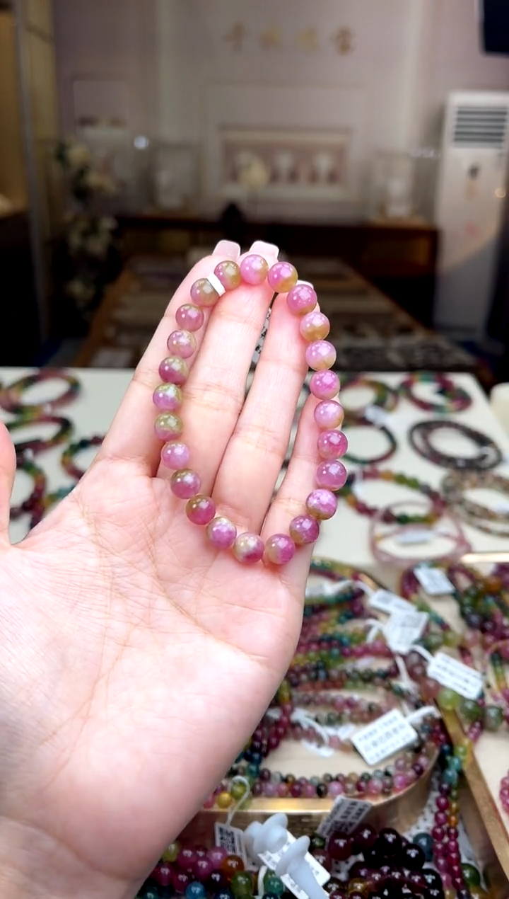 【闪购商品】碧玺/未镶嵌7mm+碧玺单圈多样性发货