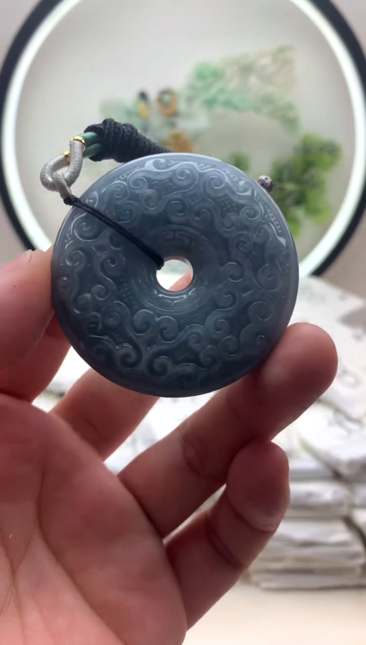 颈饰未镶嵌翡翠仿古扣子