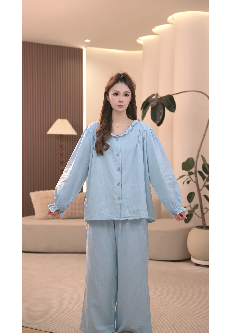 DM【醉清风】高定设计款时尚家居服套装CCCCCC