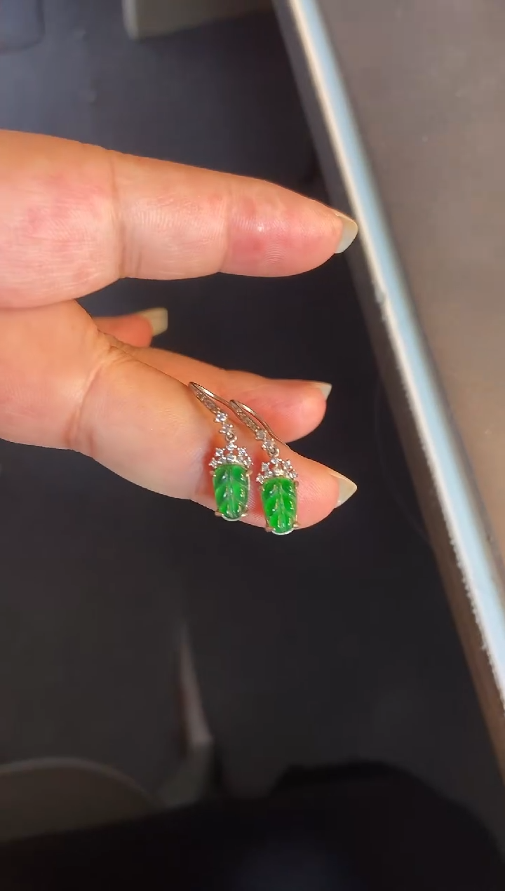 吊坠(不含链)银S925镶嵌翡翠1