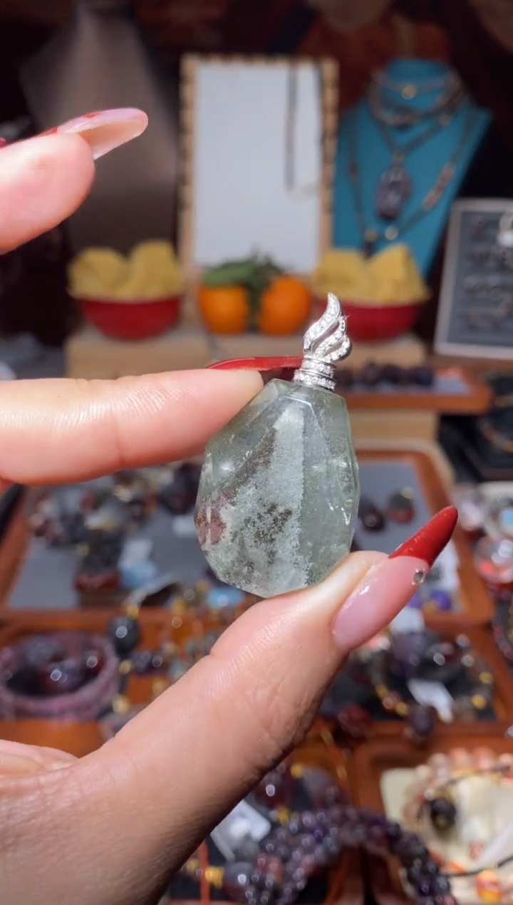 【闪购商品】水晶吊坠未镶嵌绿幽灵