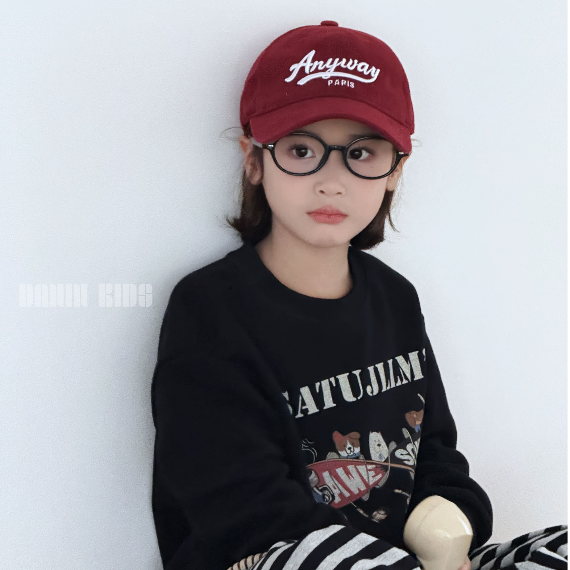 嗒囜【萌宠天团｜穿搭chic】弹力有型 柔软 空气层 儿童秋季印花卫衣