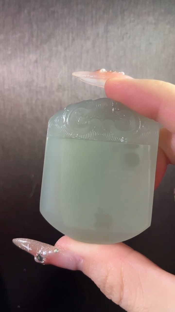 【闪购商品】和田玉吊坠(不含链)未镶嵌和田玉 无事牌