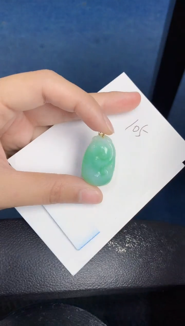 【闪购商品】翡翠颈饰18K金镶嵌000000000