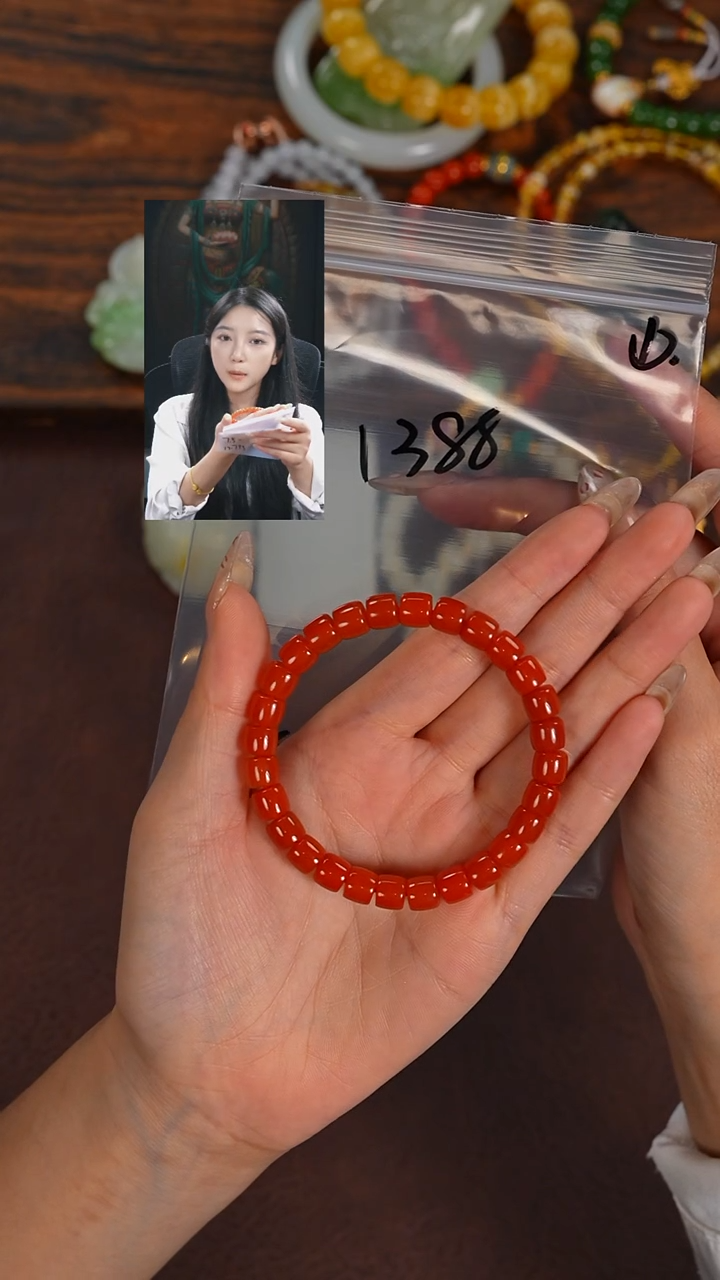 未镶嵌手串南红玛瑙玉*y若雨臣品质回血