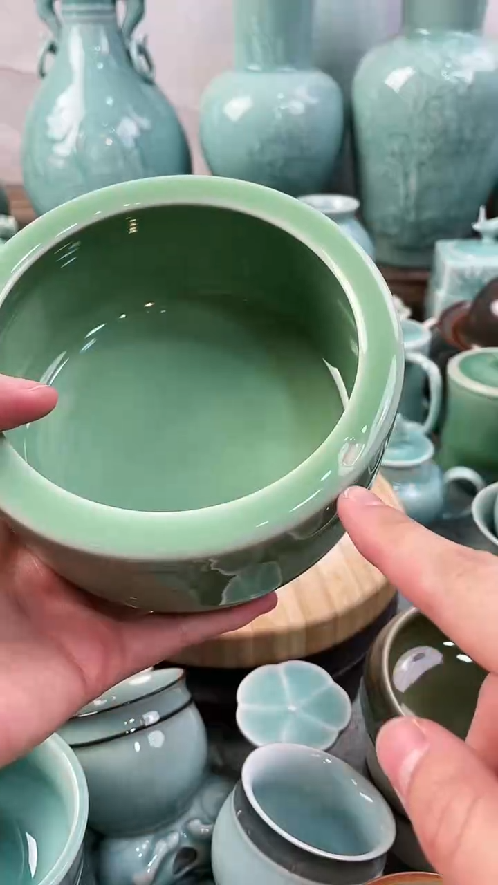 【闪购商品】特价福利 微瑕 慧仙青瓷 缩釉