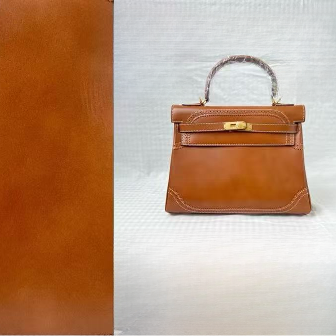 丽华女包【凯莉进口马鞍皮32*23*11】复古时尚大气