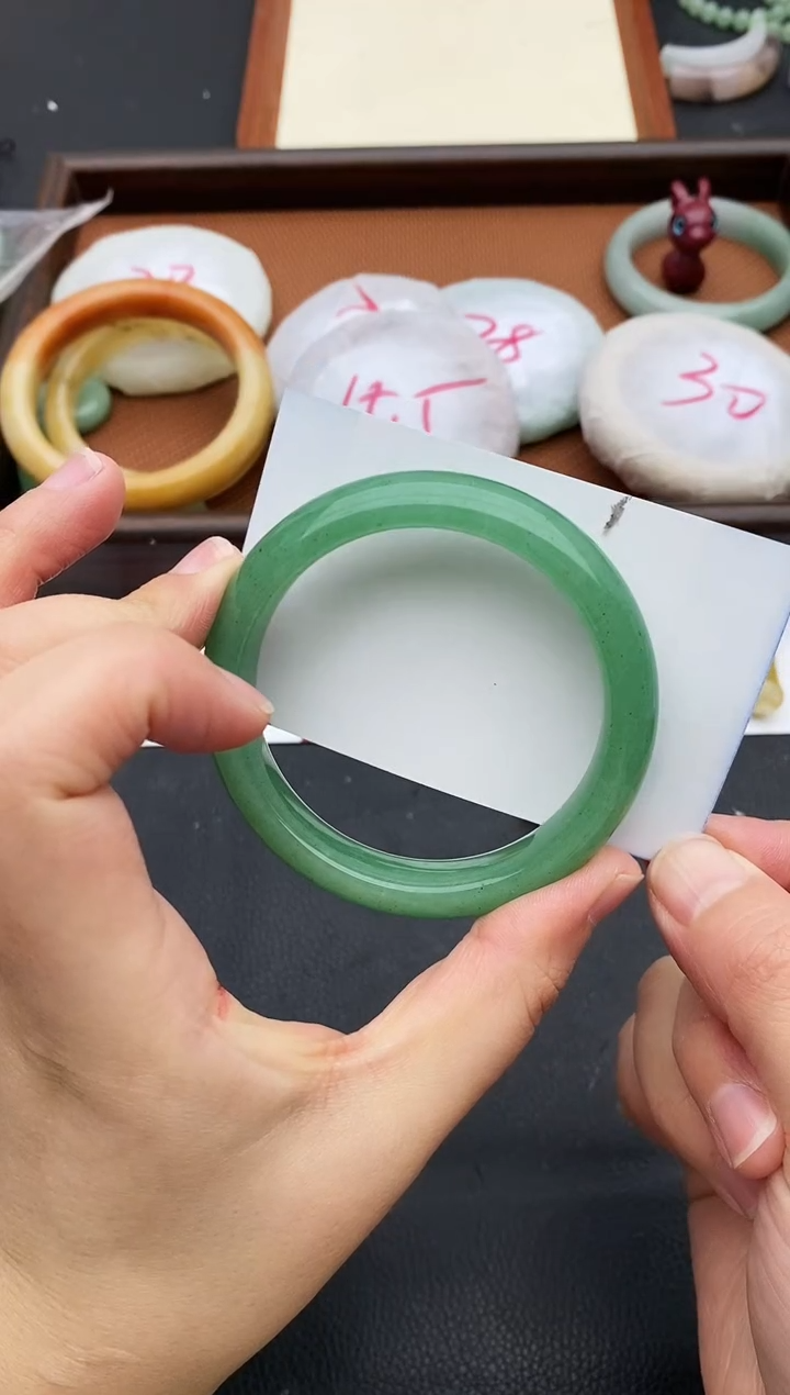 未镶嵌手镯石英质玉216+54/55