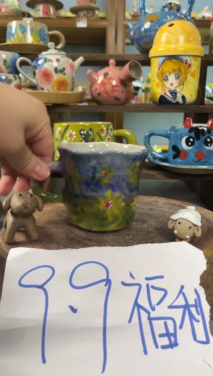 杯子景德镇手工手绘陶瓷