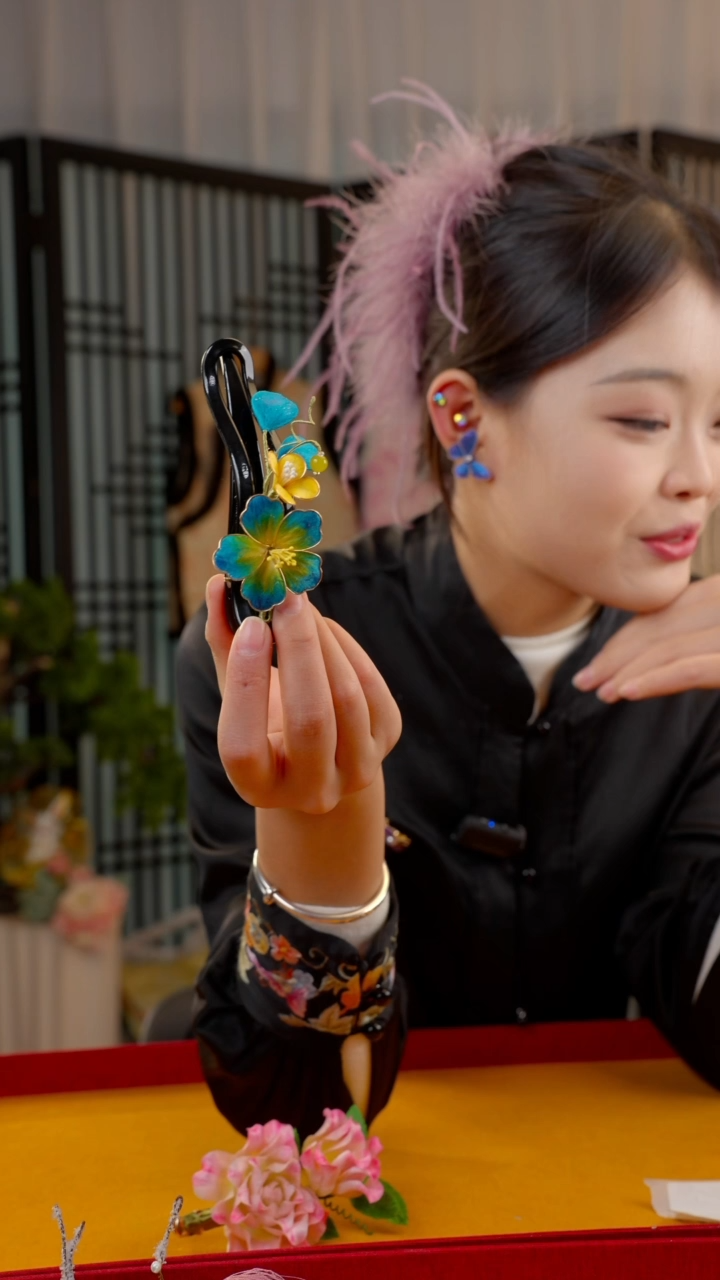 刺绣苏绣非遗绒花