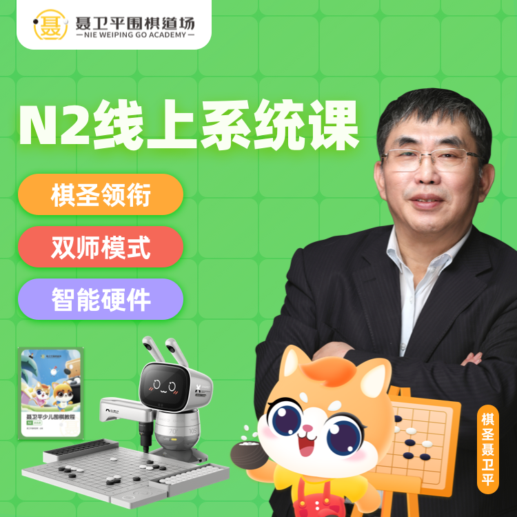【下单查看短信填写地址】聂卫平围棋专属-N2聂卫平围棋-线上围棋班