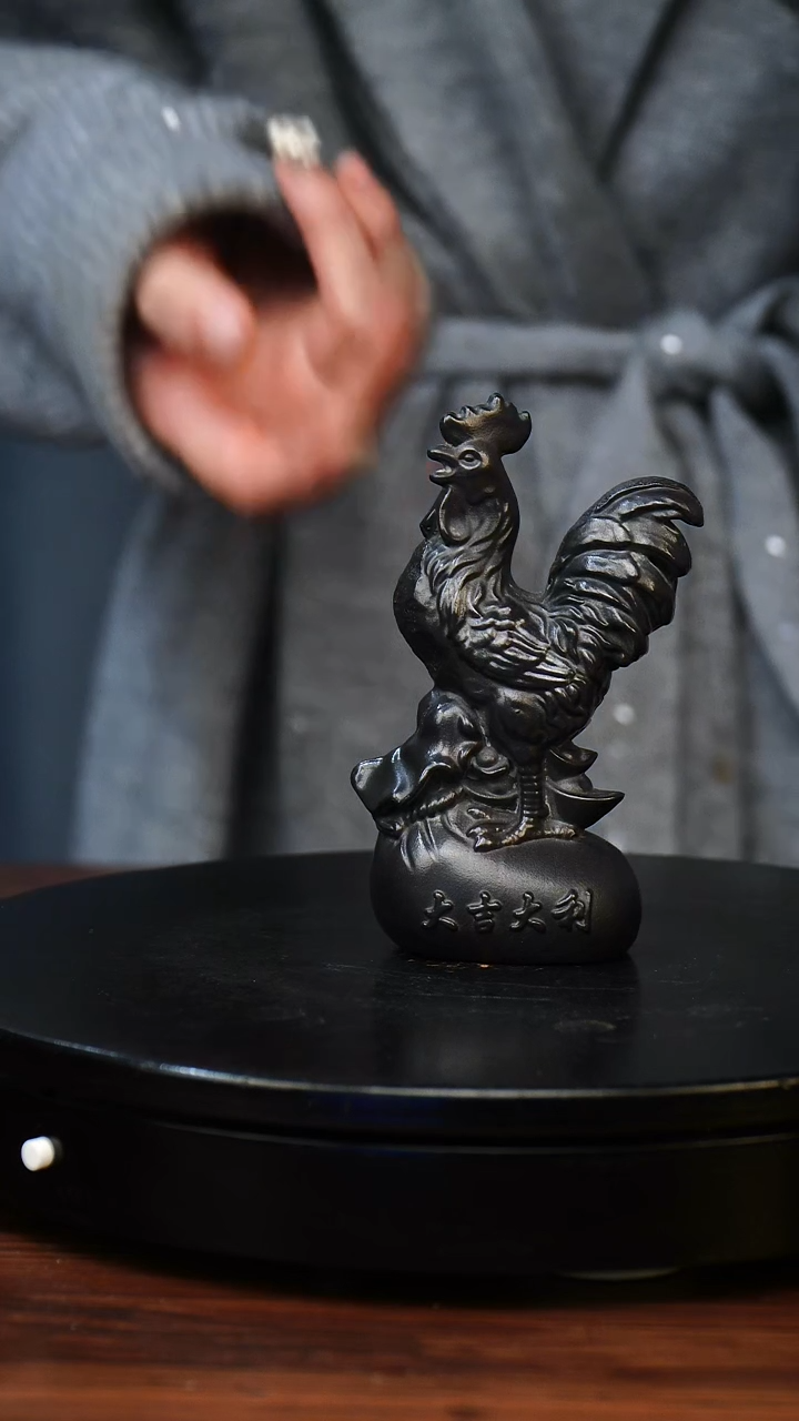 黑 大公鸡 宜兴紫砂