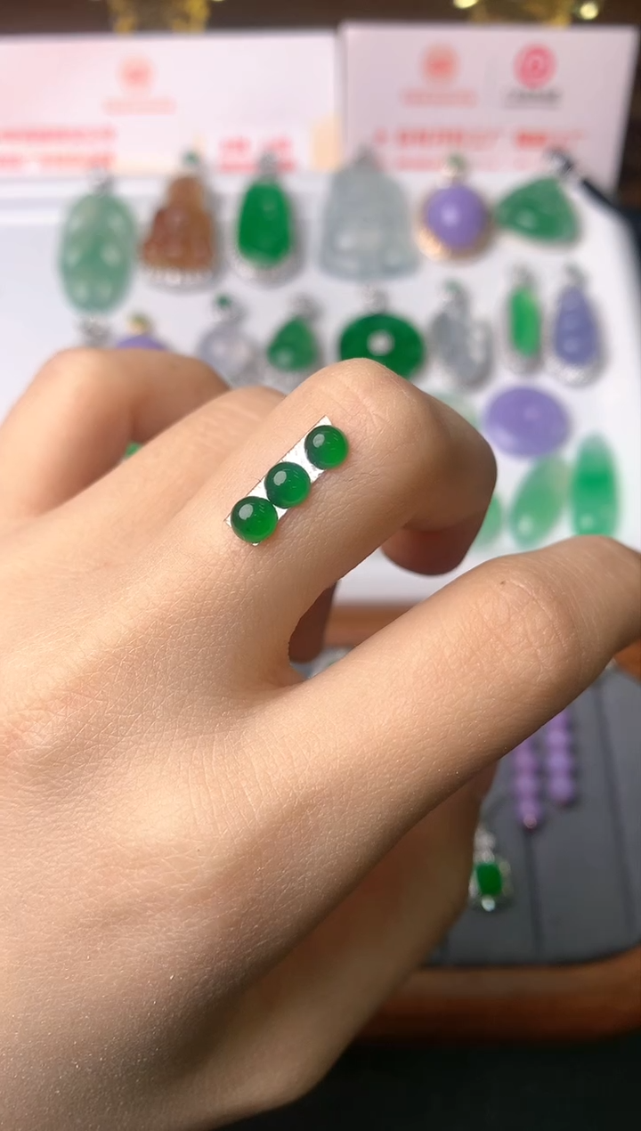 【闪购商品】定制翡翠未镶嵌裸石（镶嵌定制）