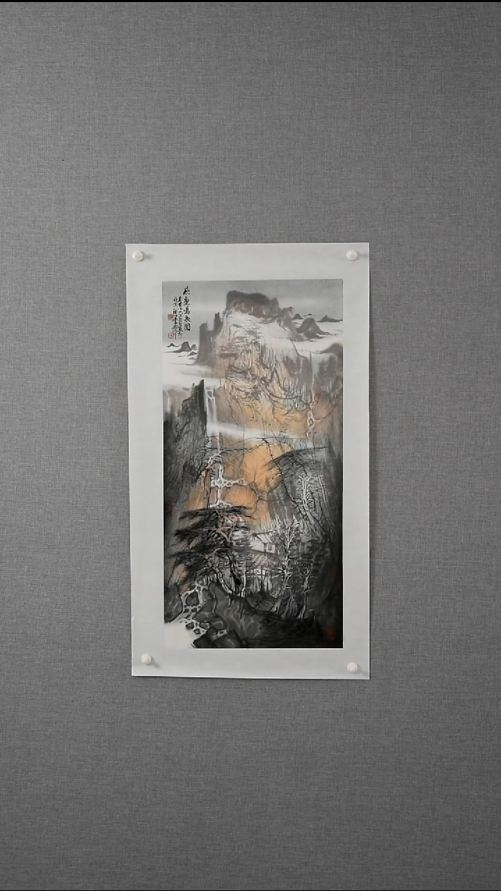 【闪购商品】绘画唐利中-山水-2.1平尺-03