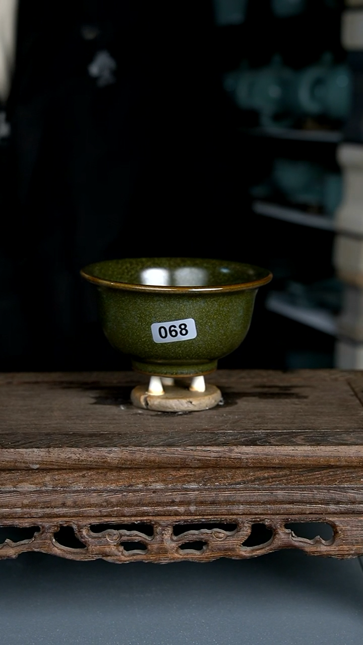 【闪购商品】杯068号茶叶末洒金压手杯微瑕