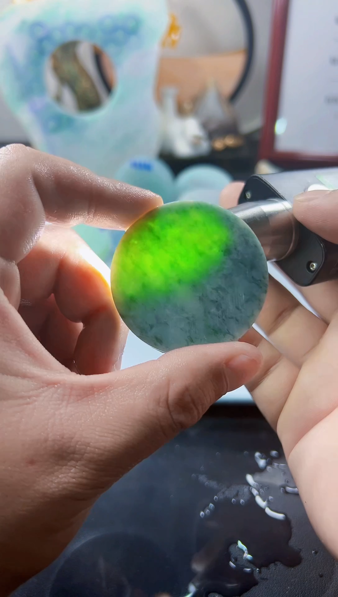 颈饰未镶嵌翡翠纯天然缅甸A货翡翠