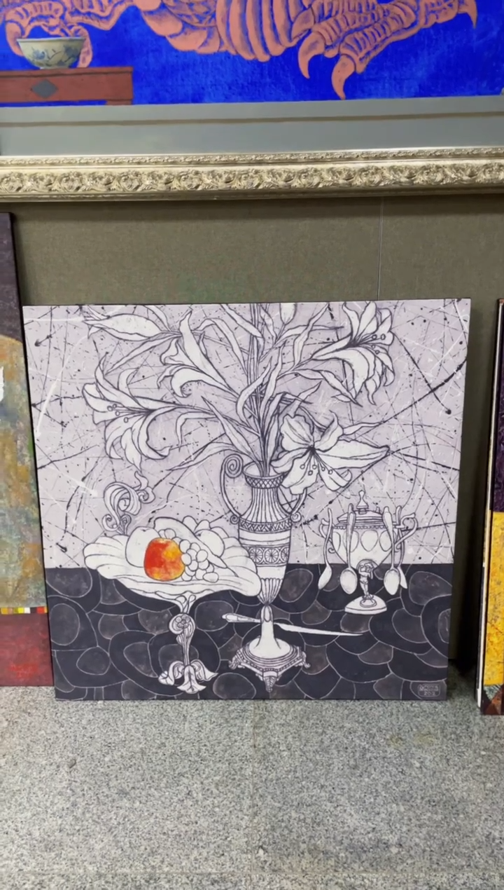 【闪购商品】俄罗斯油画作品《》100*100内B