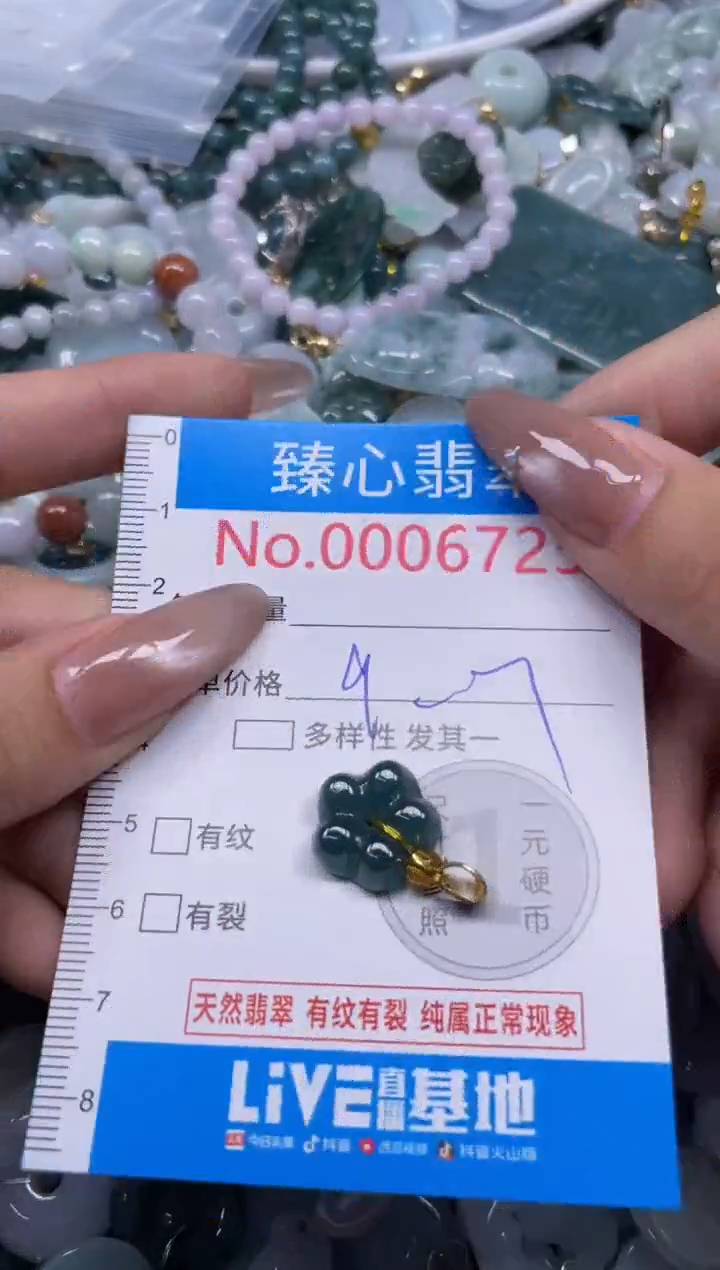 颈饰未镶嵌翡翠6725