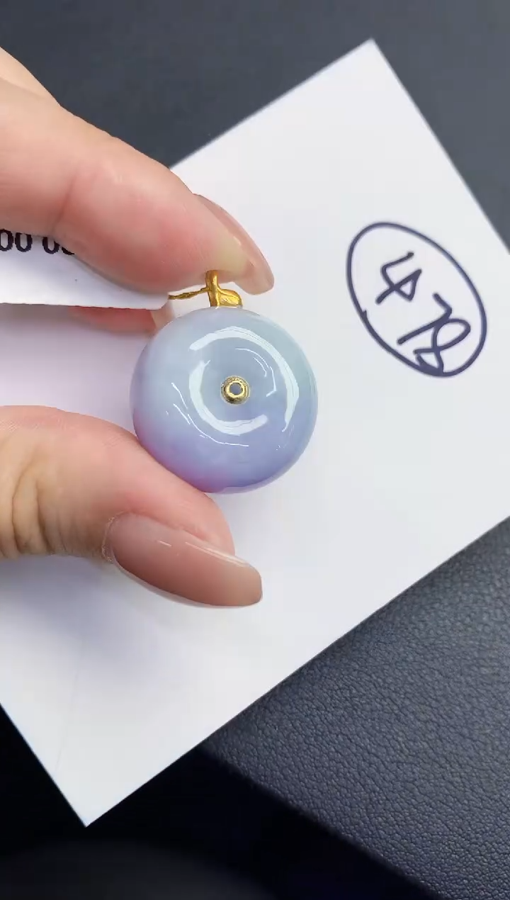 【闪购商品】翡翠颈饰18K金镶嵌0000000000