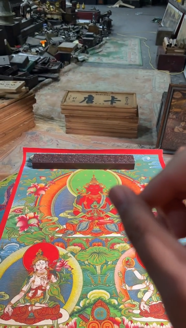 卷轴画卷轴画旭旭的唐卡