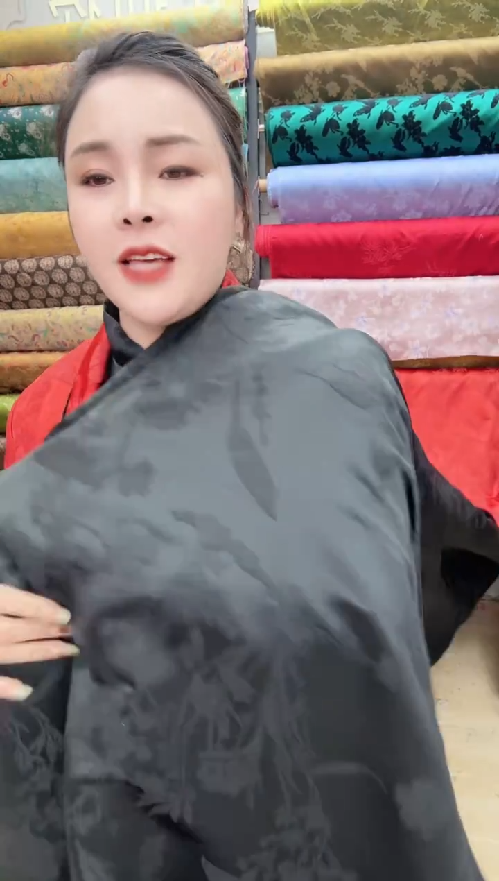 94号黑色植物丝浮雕半米