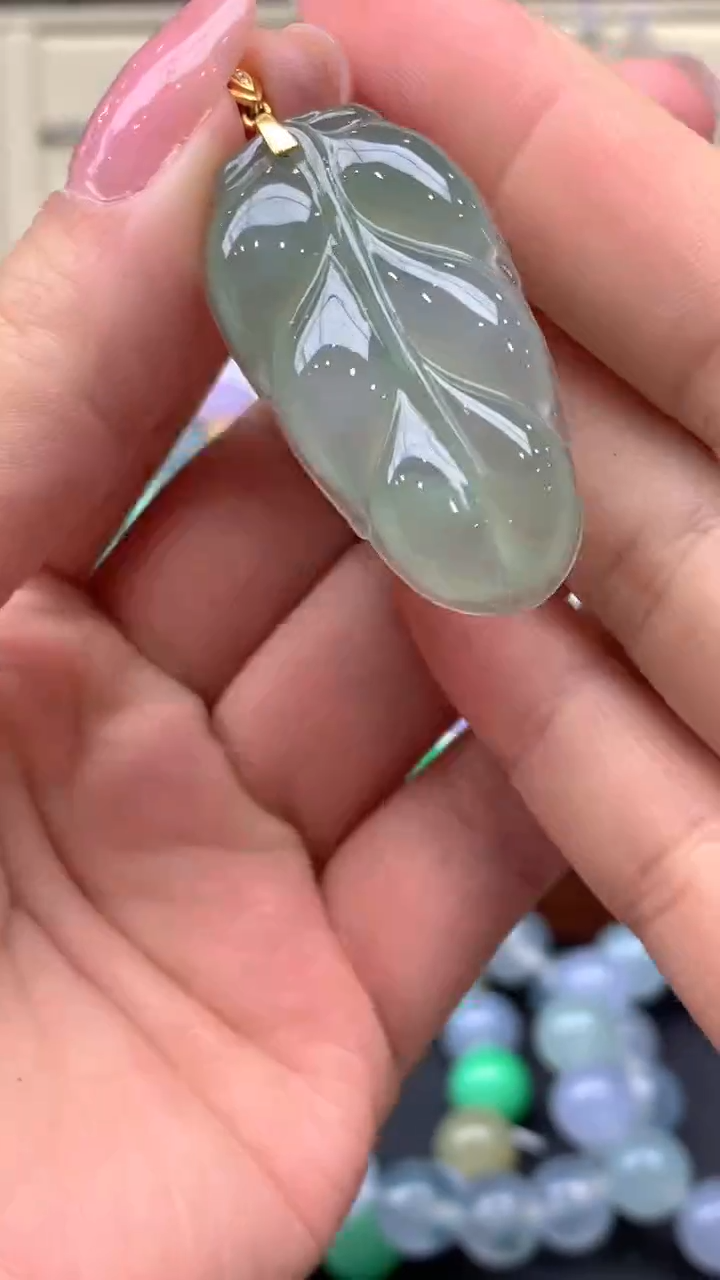 【闪购商品】翡翠颈饰未镶嵌4-天然翡翠