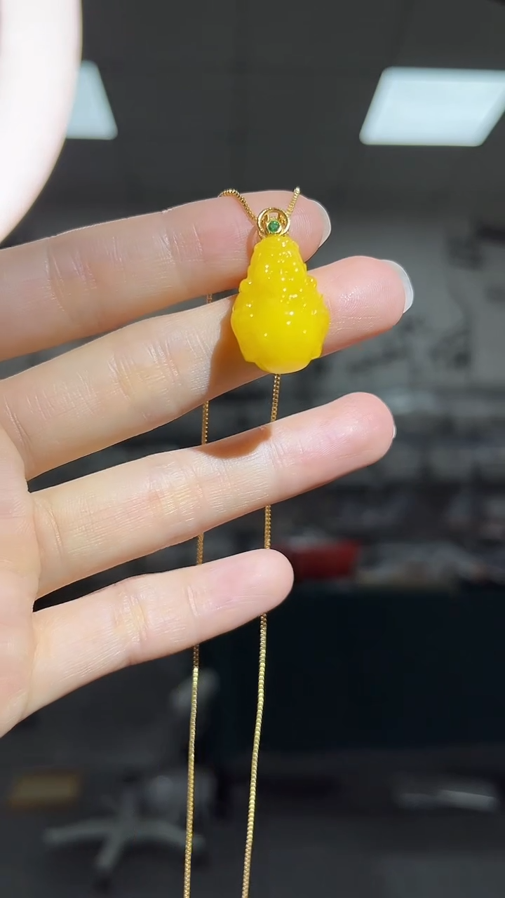 裸石琥珀未镶嵌A2140天然蜜蜡