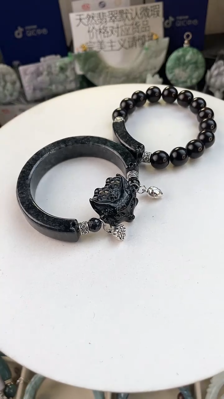 未镶嵌手链翡翠知**乐定制翡翠