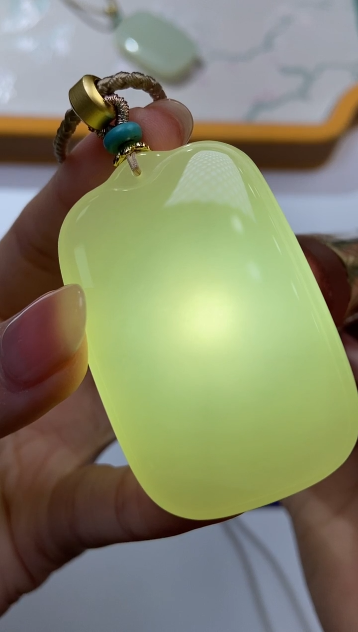 未镶嵌和田玉挂件海**g51