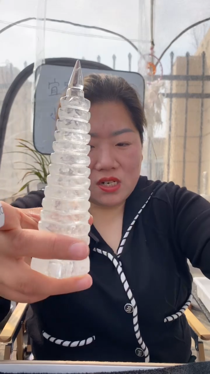 【闪购商品】水晶文昌塔未镶嵌白水晶文昌塔D236
