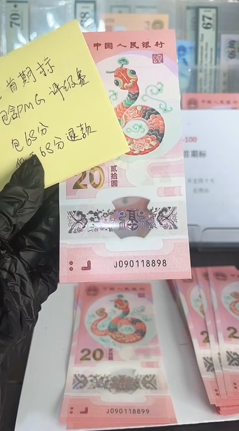 【闪购商品】塑料蛇钞包68分单张号码090118898