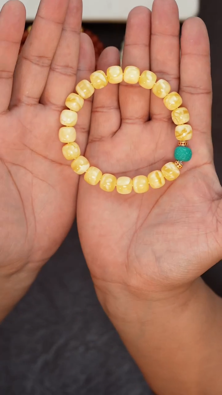 【闪购商品】蜜蜡裸石未镶嵌蜜蜡手串