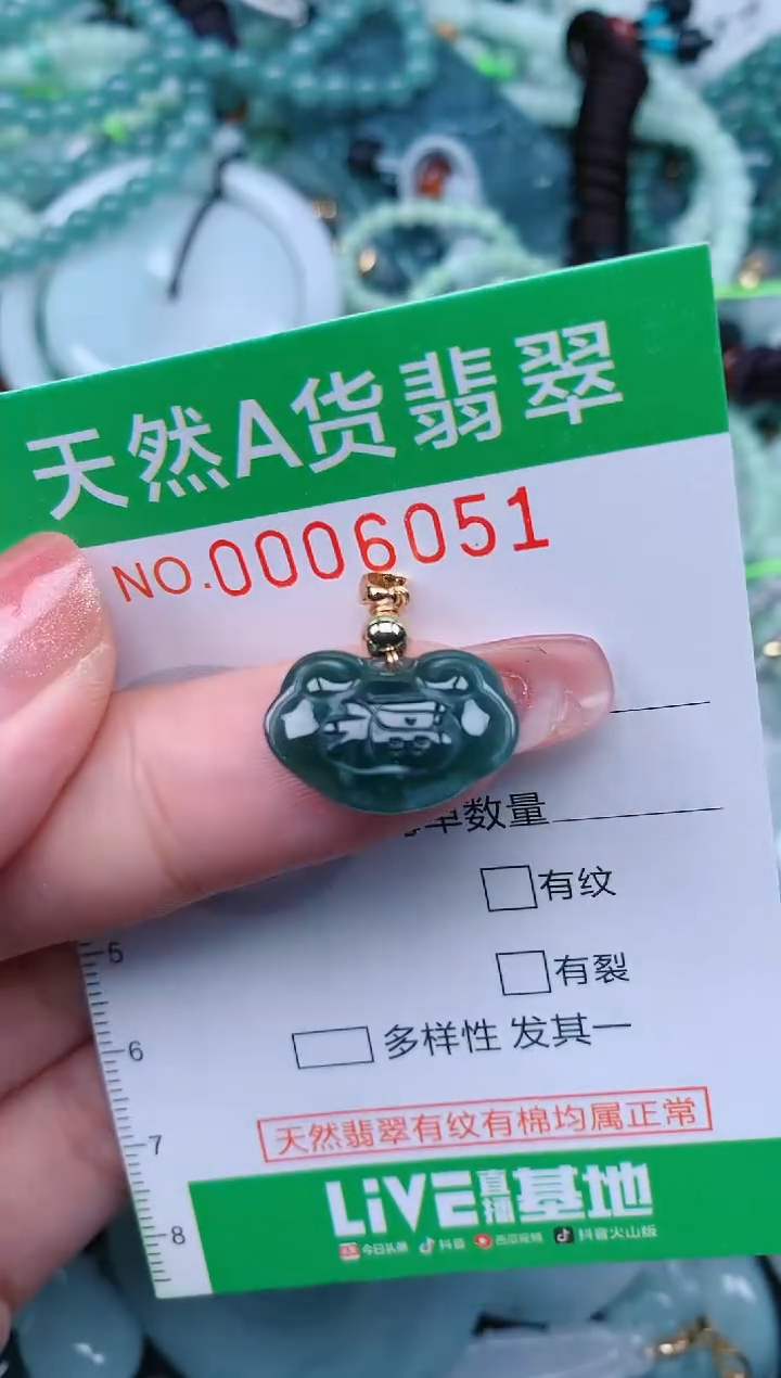 【闪购商品】翡翠未镶嵌颈饰.0006051