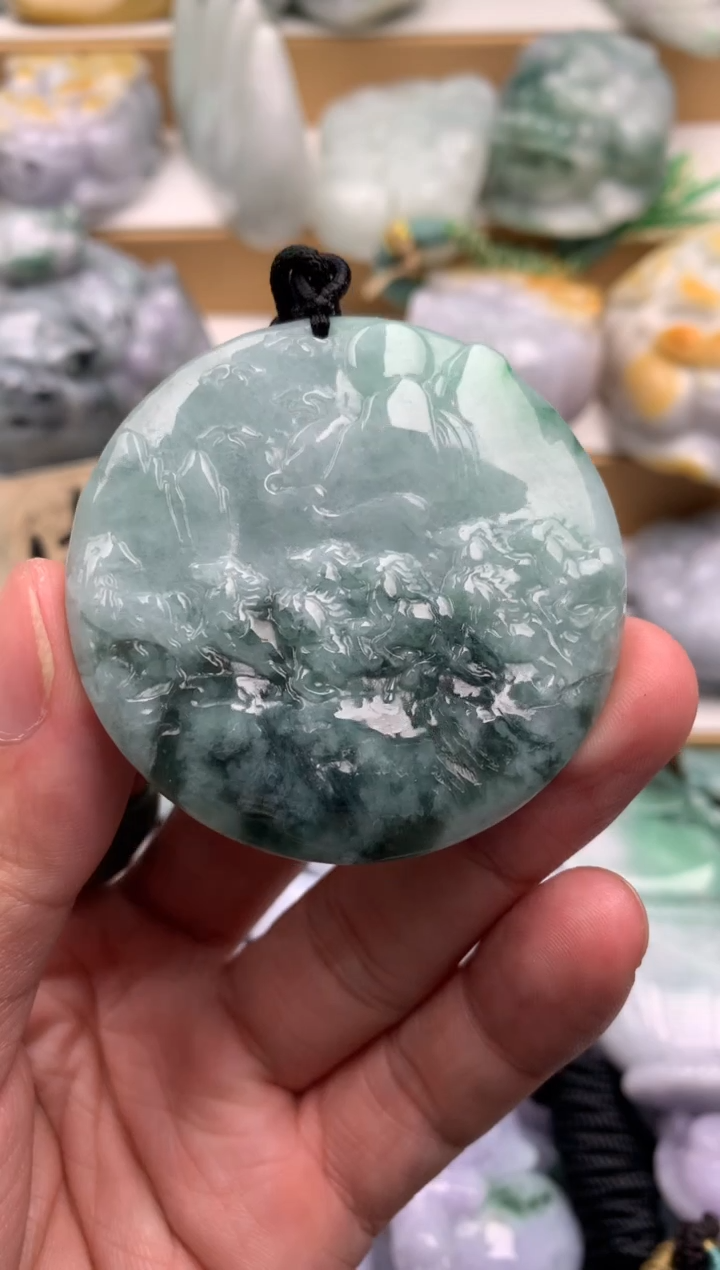 吊坠(不含链)未镶嵌翡翠1