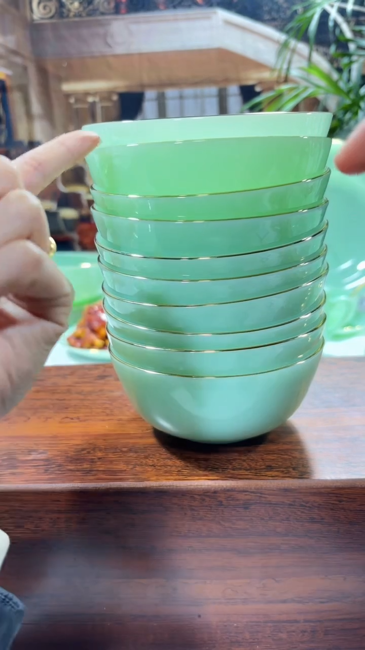 【闪购商品】...5.5英寸玉瓷碗10个口径13.8厘米