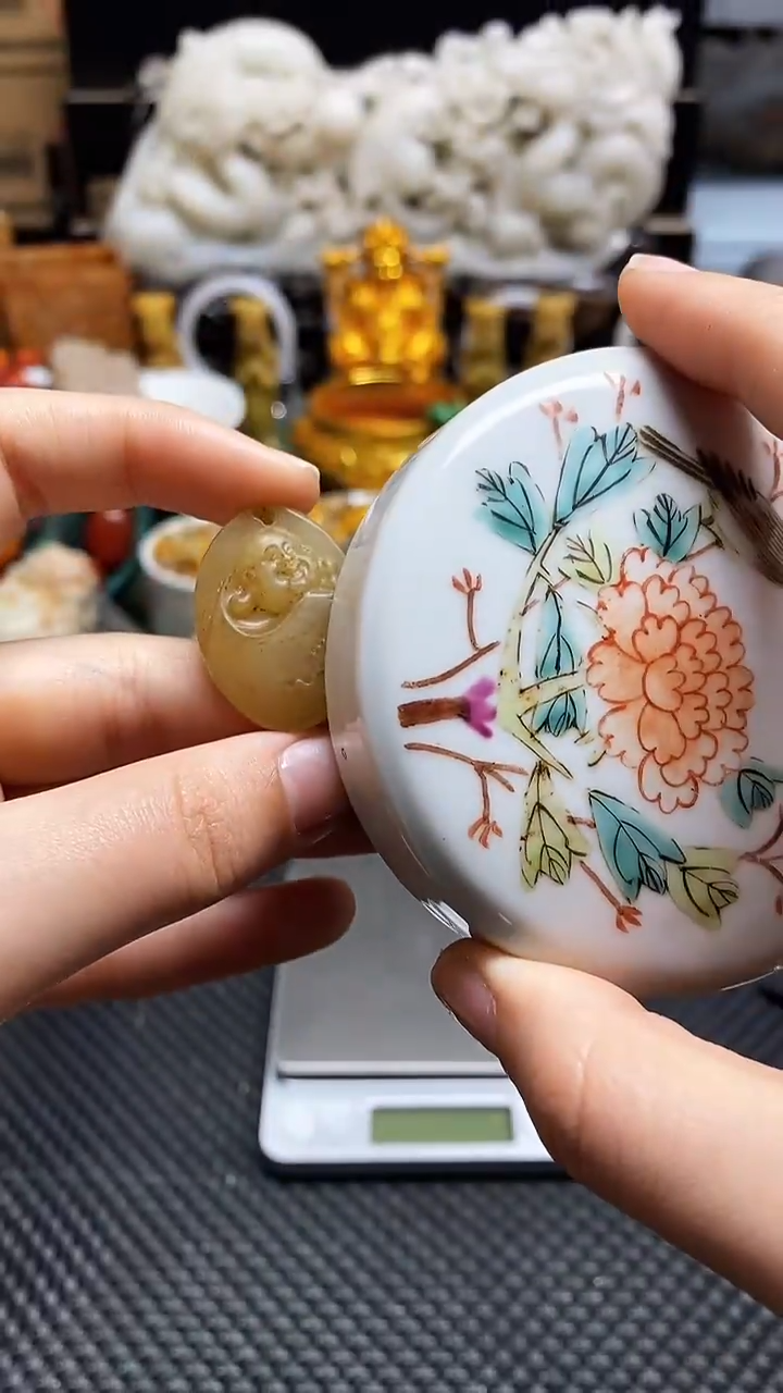 【闪购商品】瓷片瓷片瓷器 摆件1个