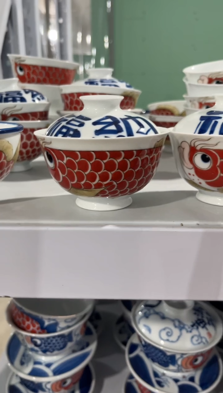 昨明纳福盖碗（微瑕价格）