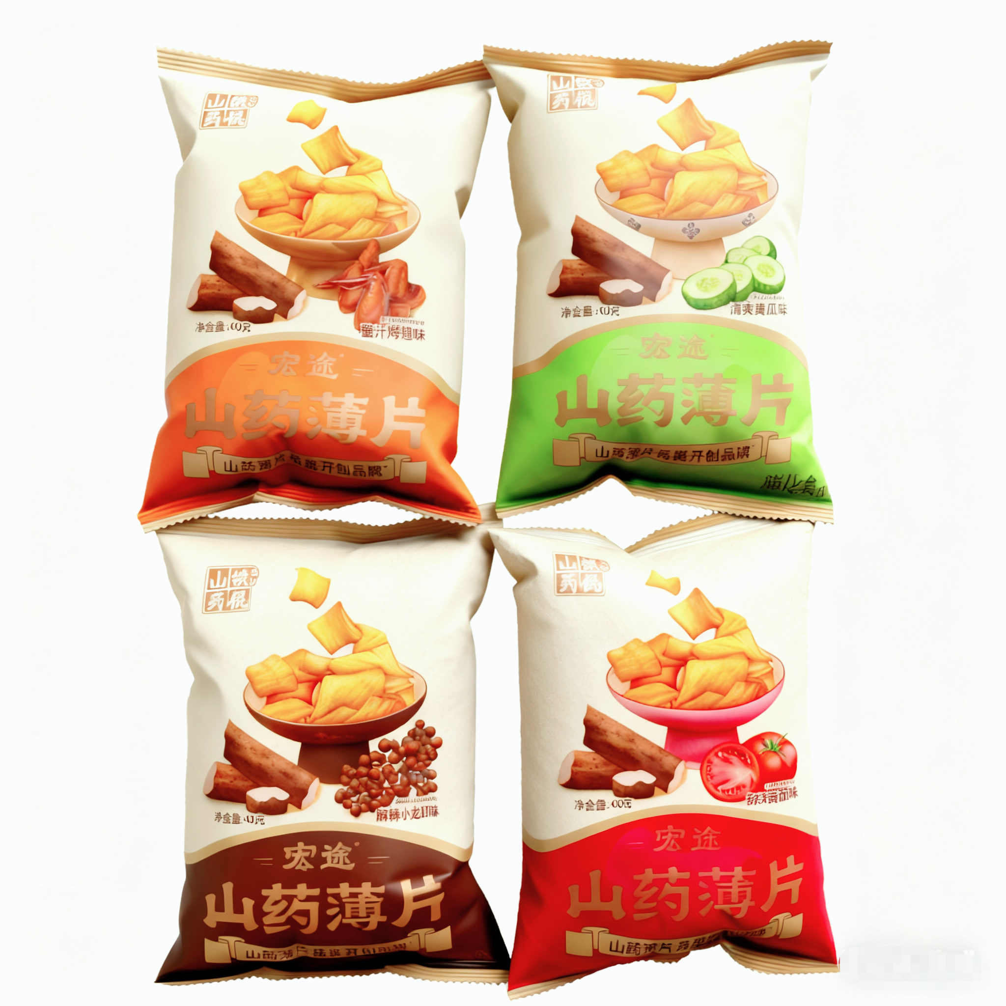 宏途 40g 健康美味解馋的山药薄片休闲小零食